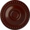 Ekena Millwork Foster Ceiling Medallion (Fits Canopies up to 5 5/8"), Hnd-Painted Brushed Mahogany, 19 1/8"OD x 1"P CM19FOBMF - alternate 1